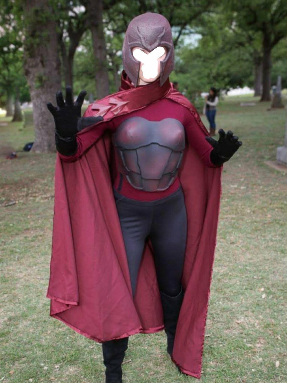 Marvel Magneto Custom Costume Cape / Armor - Days Of Future Past Female Cosplay